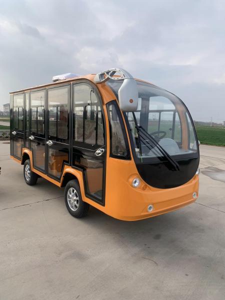 11 Passenger FNE-C11 Electric Tourist Vehicle With Aluminum Alloy And Steel Frame