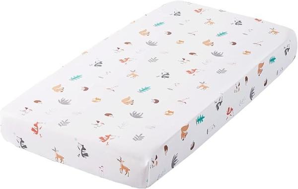 3 Piece Soft Crib Bedding Set Baby Crib Sets With Cartoon Style