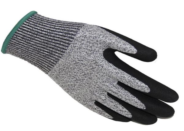 Sandy Nitrile Coated Premium Defense Cut Resistant Gloves For Construction
