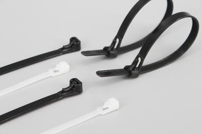 DM-8*450RT mm DEMOELE Black adjustable cable ties plastic sizes cable ties wire bundle zip ties