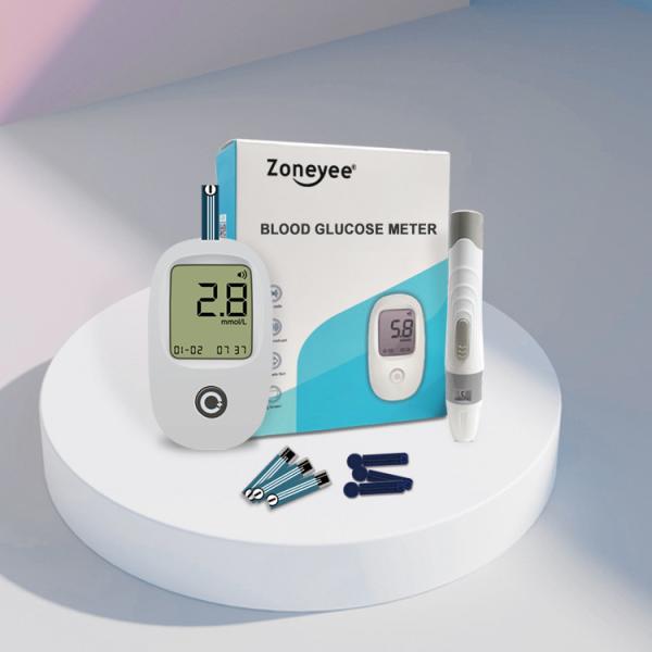 OEM Logo Diabetes Glucometer Blood Glucose Monitor Kit Home Glucometer Auto Ejection Blood Sugar Test Kits