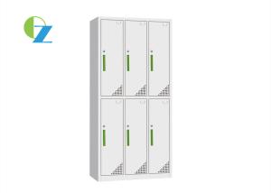 Office Furniture 6 Door Steel Office Lockers Wardrobe School Cabinet