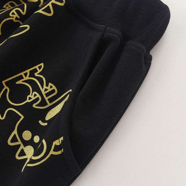 Hot Sale Toddler Boy Suit Clothes 100% Cotton Kids Clothing Fleece Sweatshirt Two Piece Sets Toddler boy clothing sets