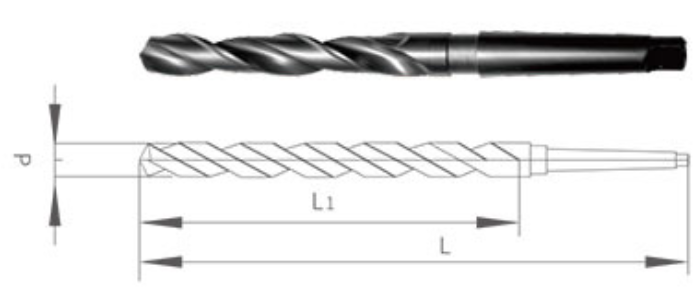 Широкий буровой наконечник извива хвостовика конуса Morse паза для сверлить нержавеющей стали