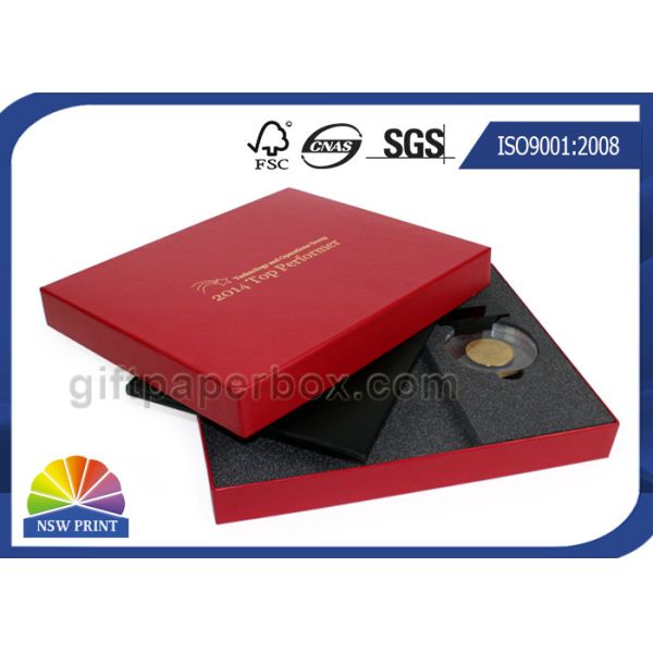 Штейновая картонная коробка коробок подарка картона покрытия изготовленная на заказ с крышкой