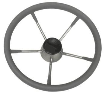 9 Spoke Polished Stainless Boat/Marine Steering Wheel/stainless steel steering wheel from China