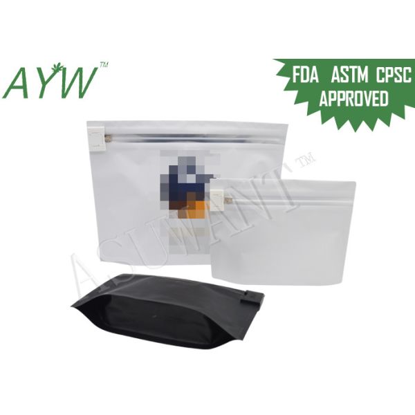 Le zip-lock fait sur commande de preuve d'enfant de Mylar de logo met en sac le