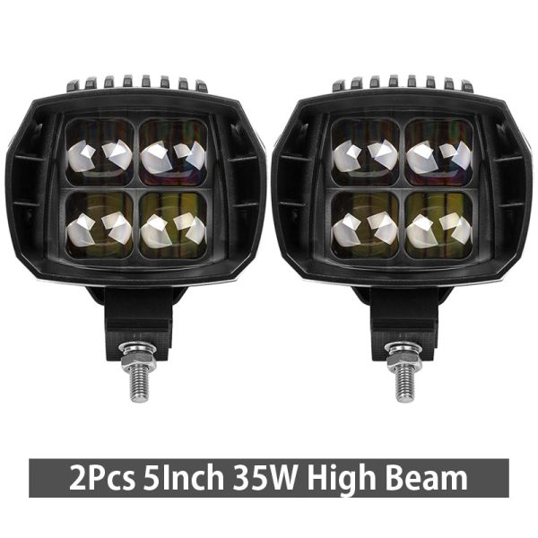 5 inch 35W LED Work Light High-Low Beam 12V 4x4 Offroad Boat Truck SUV ATV Motorcycle Headlight For Jeep 24V Driving Lam
