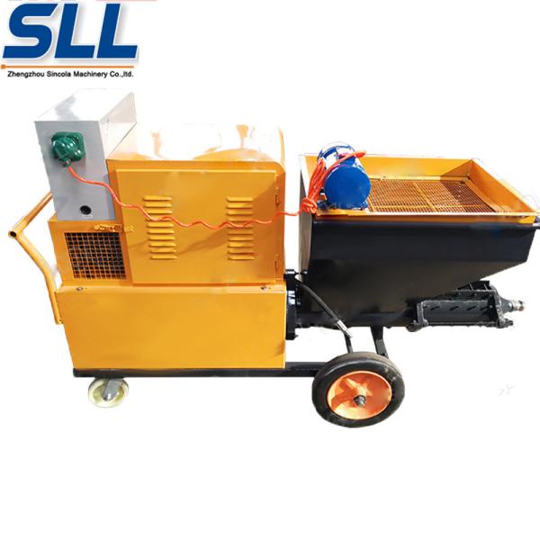380 V 7.5kw Mortar Spraying Machine Ready Mix Spray Plaster Machine For Exterior