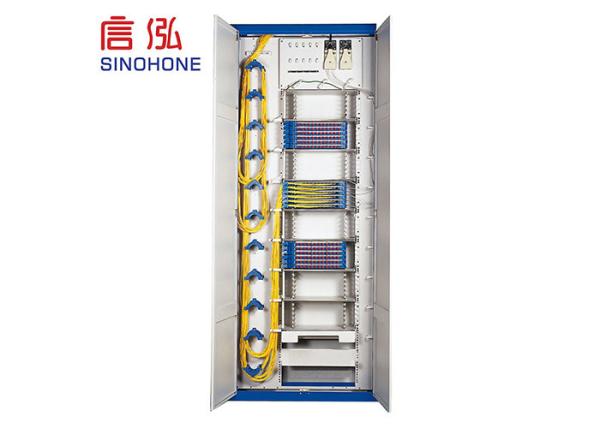 Fully Closed Fiber Distribution Cabinet , Fiber Optic Distribution Unit High Density