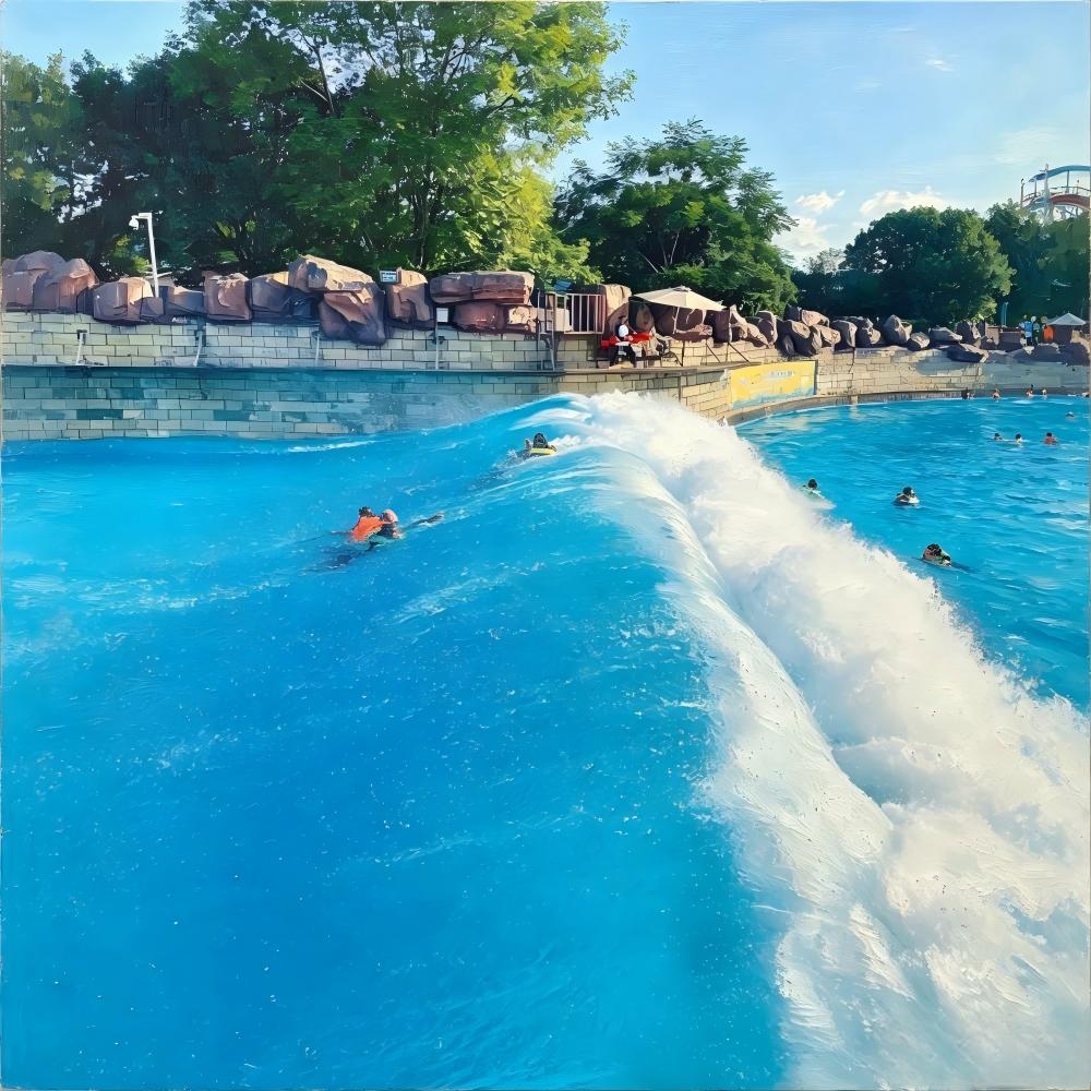Commercial Wave Pool Water Park Equipment for Resort and Swimming Pool