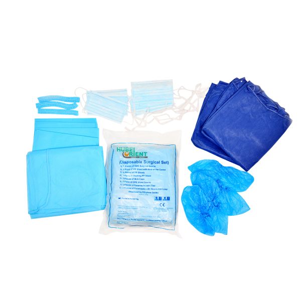 Disposable Surgical Kits With  Surgical Gown/Gloves/Surgical Mask/Surgical Cap