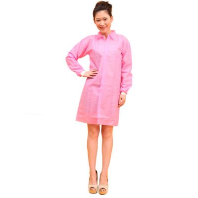 Pink Colorful PP Medical Lab Coats , Elastic Cuff Disposable Visitor Coats S-3XL