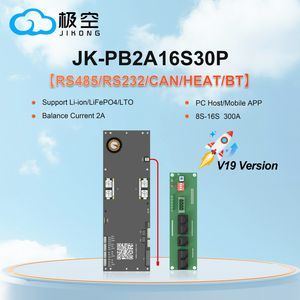Jk LiFePO4 BMS V19 Jikong Smart BMS 4.3 Inch Screen LCD Display Battery Pack Accessories Jk BMS 16s 48V 300A Pb2a16s30p