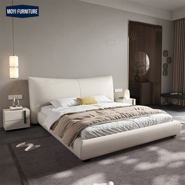 Plywood Panel Type Customize King Size Queen Size Beds Custom Sizes Italian Minimalist Leather Bed Designer 150200180200cm