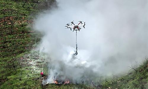 Defesa contra incêndios florestais selvagens Aérea Carga útil personalizável de 30 kg Drone de combate a incêndios RC de elevação pesada