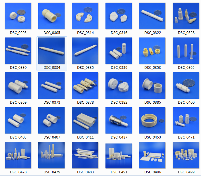 OEM Alumina Ceramic Parts High Hardness Alumina Ceramic Bushing Insulator