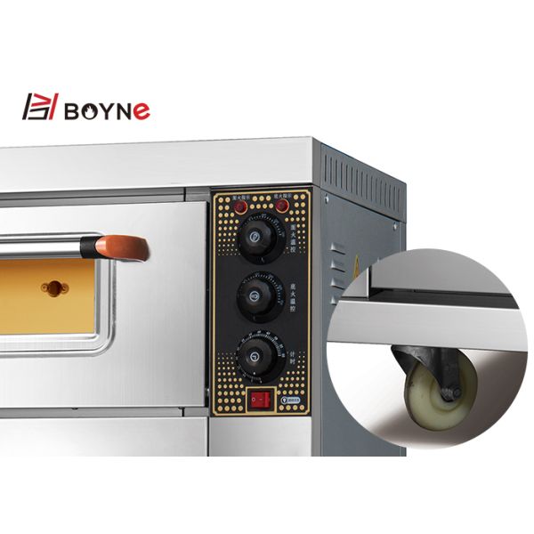 Three Deck Three Trays 12kw Industrial Baking Oven for bakery shop or kitchen