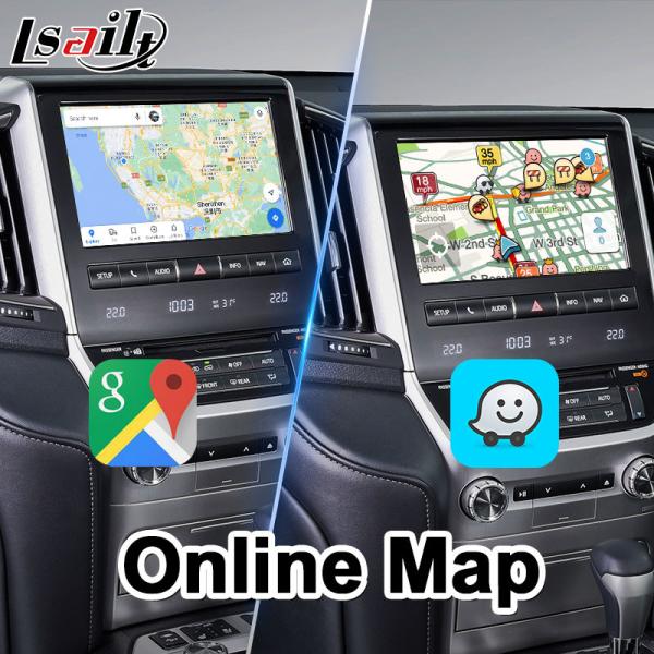 Relação video de Android Carplay para o Toyota Land Cruiser LC200 VXR Sahara