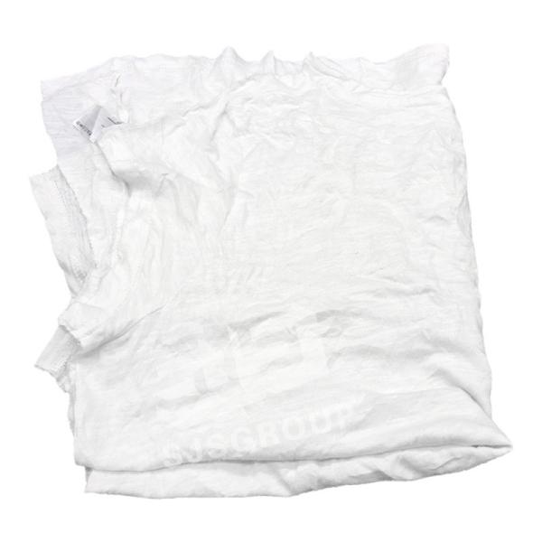 Cut reused Sterilized Cotton Rags Used Industrial Cleaning Rags Wiping Cloth white t shirt rags for Cleaning