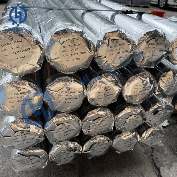 Montabert BRV43 BRV45 BRV32 BRV52 BRV53 BRV65 V32 V43 V45 V52 V53 V65 Point d'outil Chisel Rod Excavator Breaker Chisel pour les pièces détachées du casse-marteau