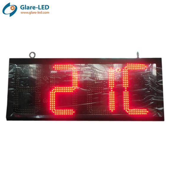 8 -72 Outdoor Waterproof Led Digital Double Side Time And Temperature Sign Led Timer Display Led Wall Clock