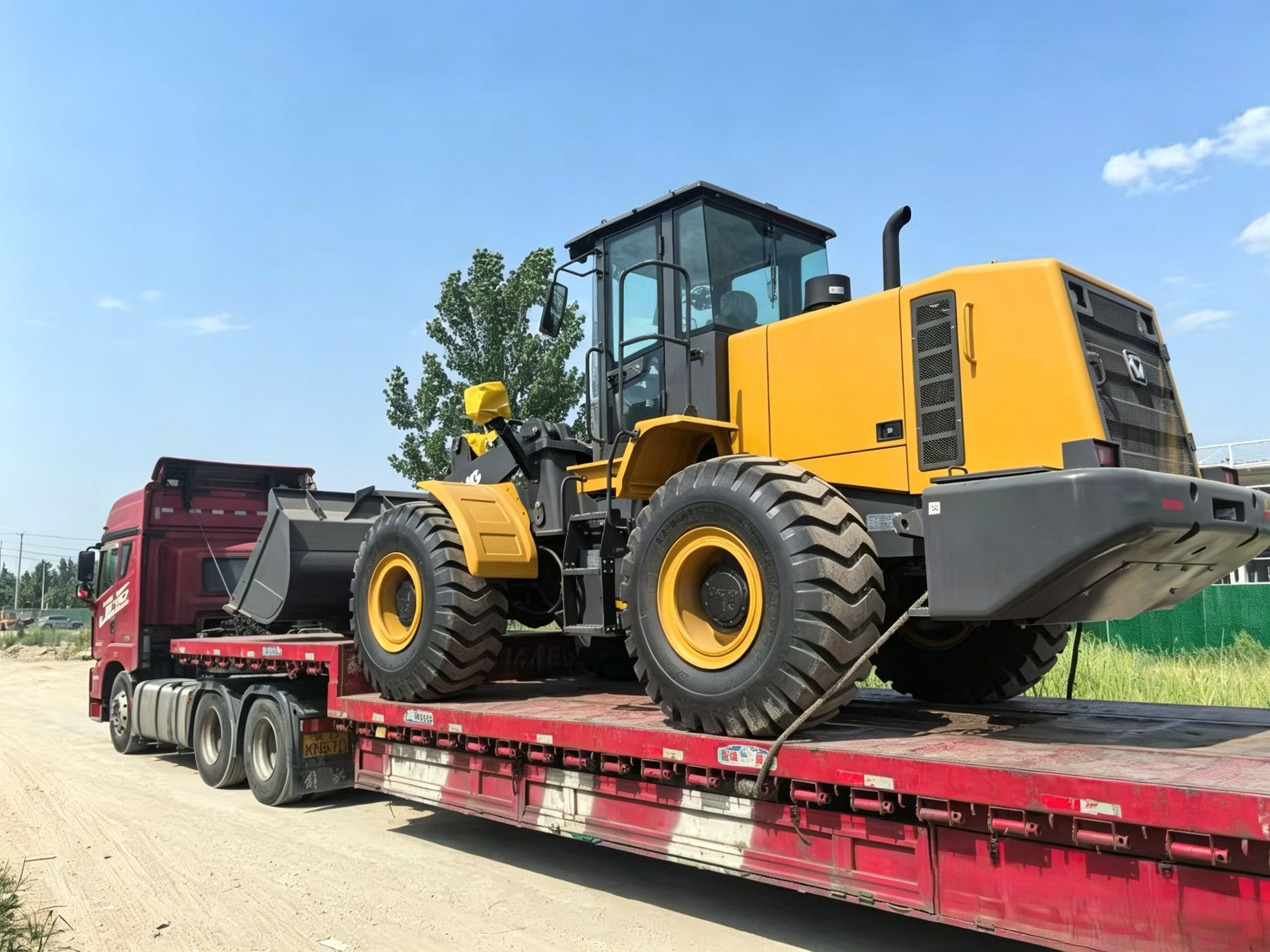 Compact Front End Loader Providing Superior Maneuverability and Strong Lifting Capability for Urban Construction Projects