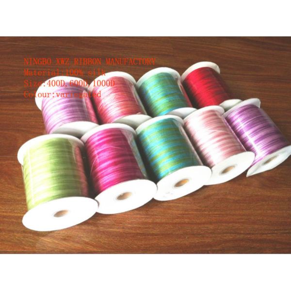 100% pure silk thread,silk yarn,good quality,embroidery material