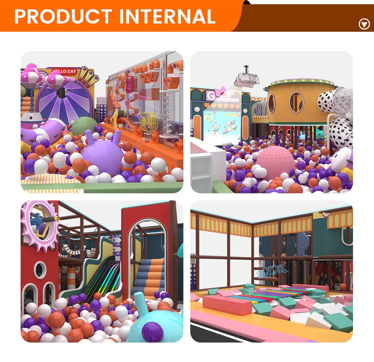 Commercial Indoor Playground Equipment for Kids Entertainment Center