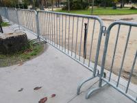 Cerca de aço pedestre provisória Powder Coated das barreiras do controle de multidão da barricada