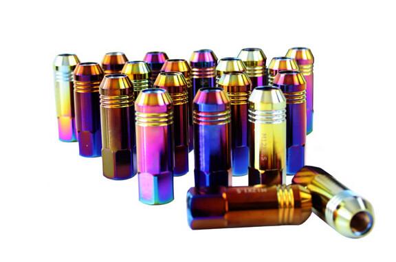 Alloy / Carbon / Stainless Steel Auto Lug Nuts For Rims 60mm , 12 Months Warranty