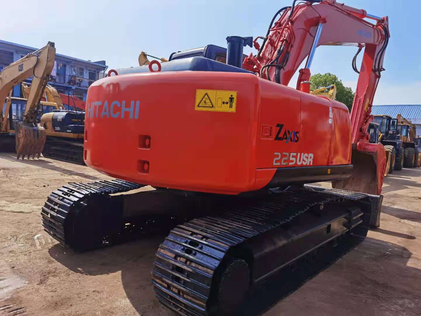 Экскаватор 22Ton ZX225USR Хитачи гидравлического Crawler подержанный