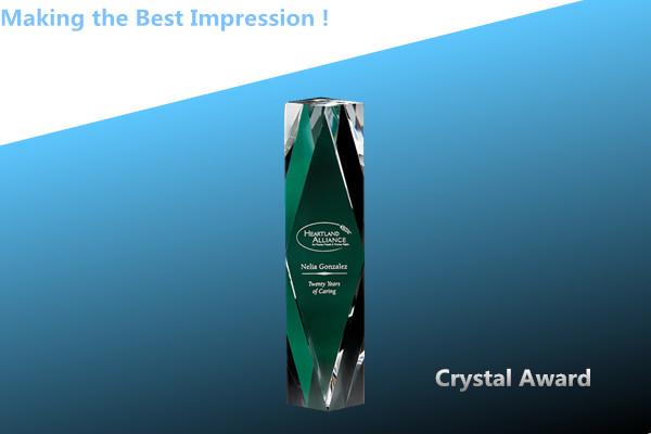 president tower/crystal award/crystal president tower award/acrylic tower award