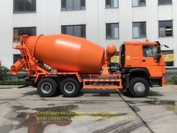 Low Noise Concrete Transport Truck SINOTRUK HOWO 6x4 12 Cubic 25T Meters