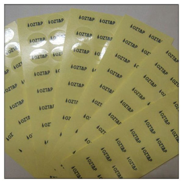 Plastic Transparent PVC label custom brand logo label sticker made by Guangzhou