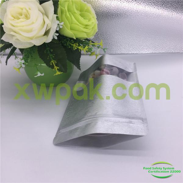 A prova Kraft do ar levanta-se a selagem inferior 7mm dos sacos de papel do arroz com janela clara