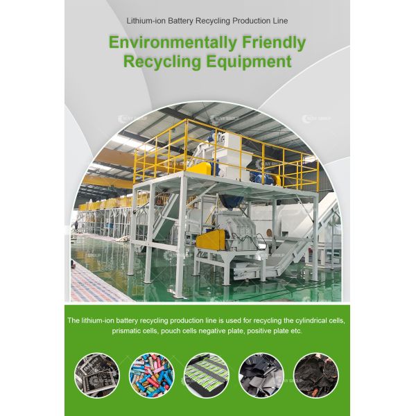 Предоставленная видеоинспекция Литийная батарея перерабатывающая машина для автомобильной производственной линии