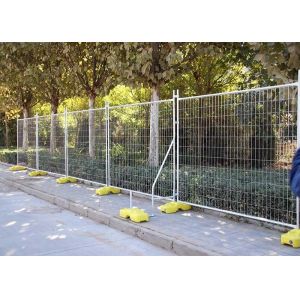 2.1M * 2.4m Австралия Свертываемый временный забор квадратный отверстие
