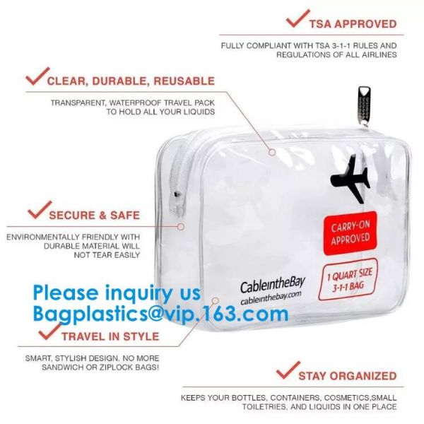 PVC Transparent Cosmetic Bags Women's travel Waterproof Clear Wash Organizer Pouch Beauty Makeup Case Accessories