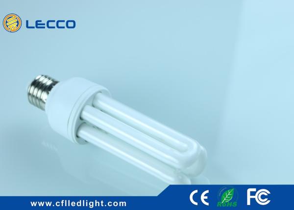 30W T4 Compact Fluorescent Lamps E27 , 4 Pin Cfl Light Bulb Nickle Plated AL Base
