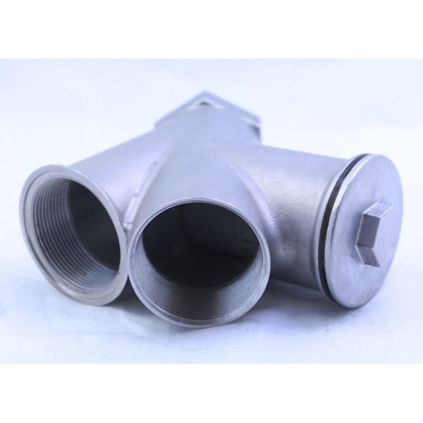 3 Direction Filter Valve Custom Machined Parts / Cnc Metal Parts 40 Diameter