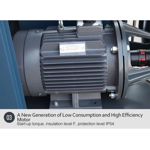 10HP Industrial Screw Air Compressor Electric Fixed Permanent Magnet Variable Frequency