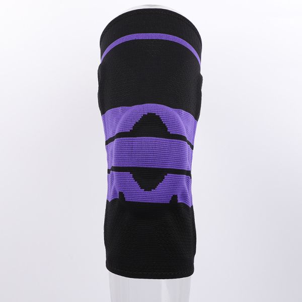 Sport Nylon Silicone Knee Pad Compression Knee Support Brace for Basketball Protection