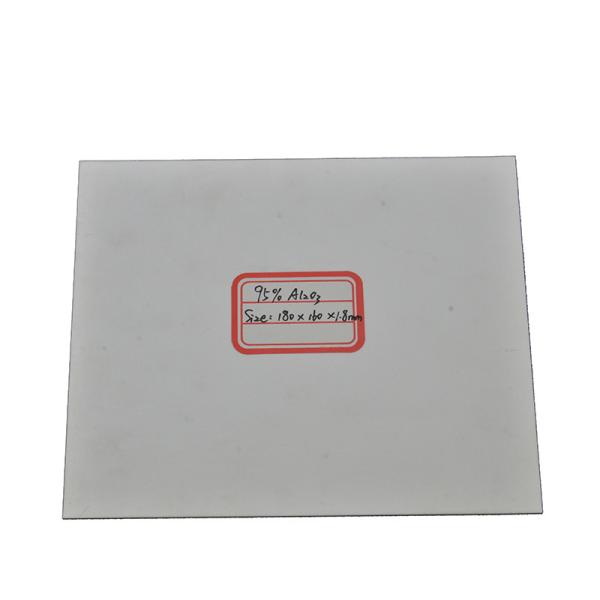 400 MPa Alumina Oxide Ceramic Plate For High Temperature With Thermal Expansion 8.9 X 10-6/K