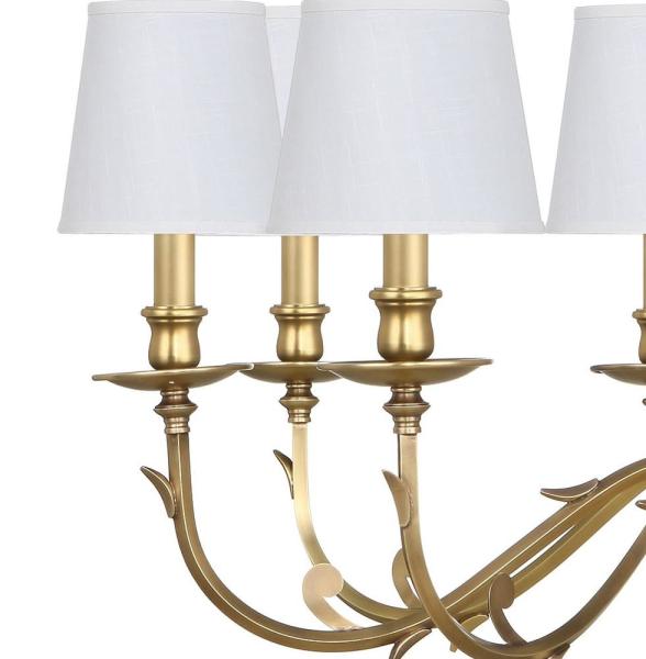 Rustic copper chandeliers 8 Lights with lampshade Project Lighting (WH-PC-11)