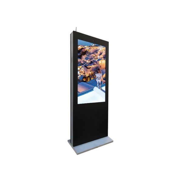 Weatherproof Outdoor Digital Signage with 2000-3000cd/m2 Brightness and Multi-language Support