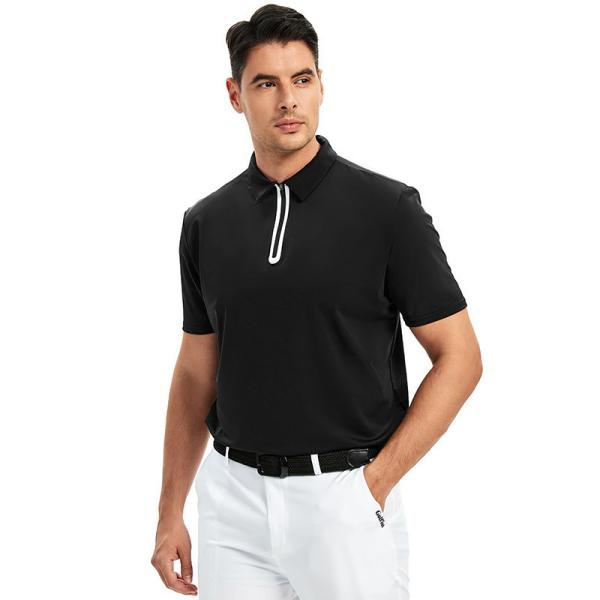 Camisas de Polo de Golf Coloridas Personalizadas Quente Seco Adequado Homens Uniforme Plano Com Logotipo Impresso