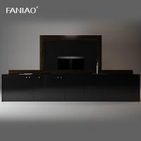 Melamine Kitchen Cabinets Villa Modern Kitchen Cabinet with Particleboard Carcase