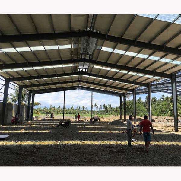 Workshop Steel Structure Building , Industrial Steel Warehouse Construction