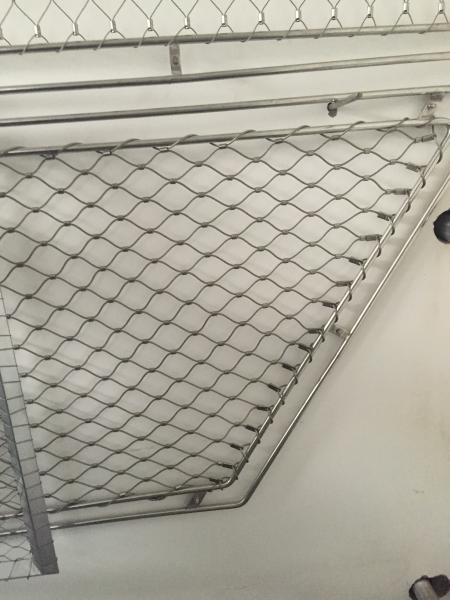 Anti Corrosive 304 Stainless Steel ferrule rope mesh Stair Netting Child SafetyProtection